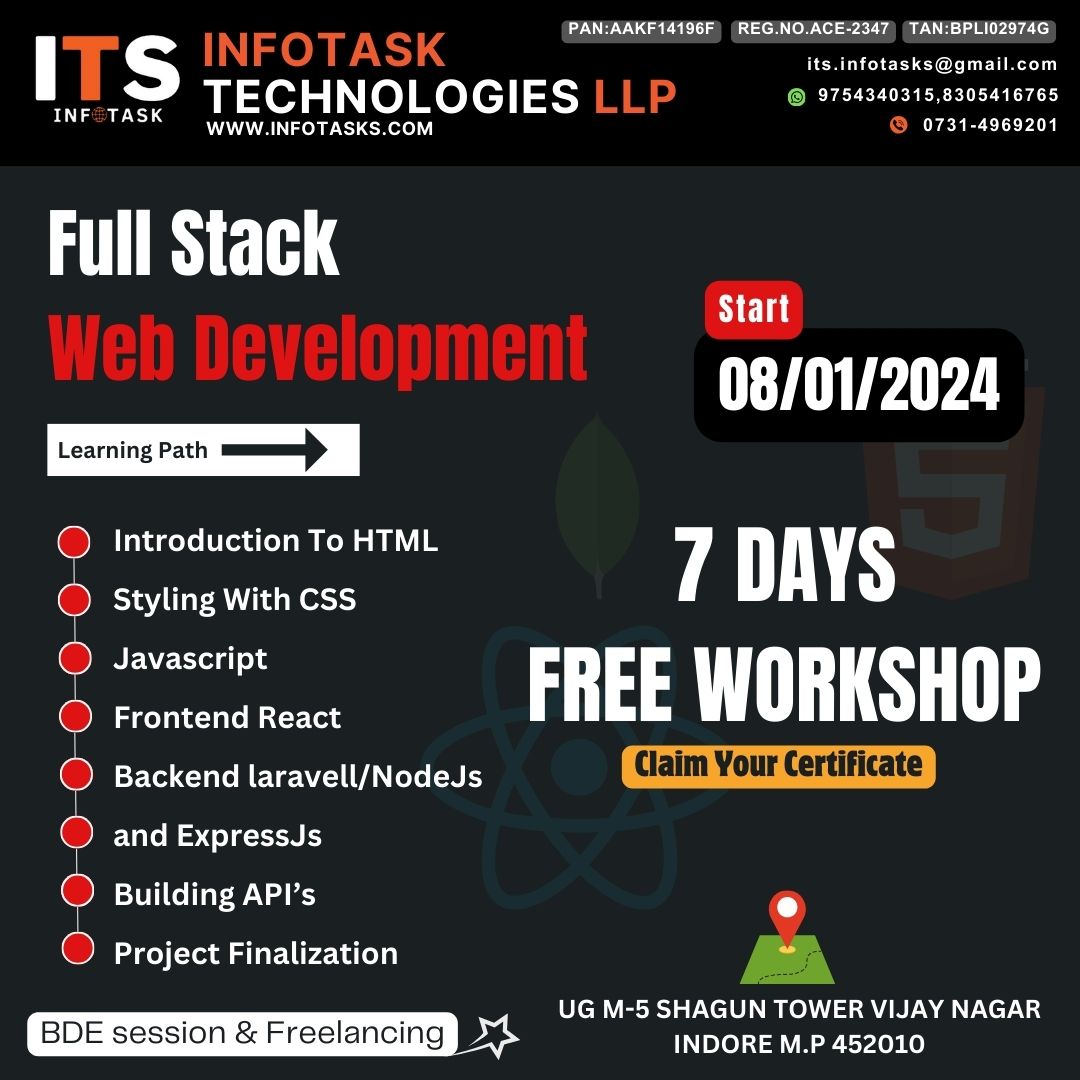 7 days free workshop